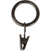 Kenney 5/8 In. To 3/4 In. Clip Curtain Ring, Brown (14-Pack) KN75003