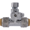 SharkBite 1-2 In. X 1-2 In. X 3-8 In. Push-to-Connect Stop Tee UR24984A 403609