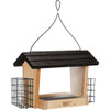 Nature's Way 6 Qt. Natural Cedar Hopper Bird Feeder with Suet Cages CWF19