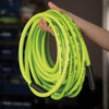 Flexzilla 3-8 In. x 100 Ft. Polymer-Blend Air Hose with 1-4 In. MNPT Fittings HFZ38100YW2 594119