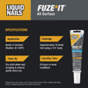 Liquid Nails Fuze-It 5 Oz. All Surface Construction Adhesive LN-2000W 261170