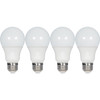 Satco 60W Equivalent Warm White A19 Medium LED Light Bulb (4-Pack) S14309 501838