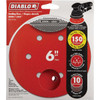 Diablo 10pk 6"150g Sanding Disc DCD060150H10G