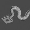 Dundas Jafine 4 In. Dia x 25 Ft. L UL 181 Listed Aluminum Foil Flexible Ducting AF425ULPZW 273395