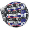 Romex 125 Ft. 6-2 Stranded Black NMW-G Electrical Wire 28894402 532991