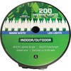 Holiday Wonderland  Warm White 200-Bulb Faceted M5 Mini LED Light Set KT-LED-2401 800005