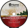 Home Impressions Warm White 200-Bulb Faceted M5 Mini LED Light Set