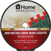 Home Impressions Red 200-Bulb Micro 5MM Mini LED Light Set KT-I200-53 900013