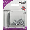 National Hardware 2 In. x 5-8 In. Zinc Steel Corner Brace (4-Count) N113-308 210756
