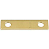 National Hardware 2 In. x 1/2 In. Brass Steel Mending Brace (4-Count) N190-892