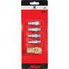 Milton 1-4 In. M-Style Coupler and Plug Kit, (5-Piece) S-211 570318