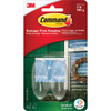 Command Outdoor Medium Clear Window Hooks, 2 Hooks, 4 Strips 17091CLR-AWES 242730