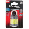 Master Lock 1-1-2 In. Zinc Alpha Barrel Combination Padlock 1535DWD 200137
