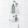 Zenith Zenna Home Steel 10-1-2 In. x 26 In. Shower Caddy 7617WW 454877
