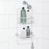 Zenith Zenna Home Steel 10-1/2 In. x 26 In. Shower Caddy