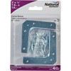 National Hardware 3 In. x 5-8 In. Zinc Corner Brace (4-Count) N245-407 246816