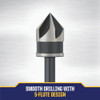 Irwin 5-8 In. Round Most Machineable Metals Countersink 12412 325899