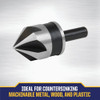 Irwin 3-4 In. Round Most Machineable Metals Countersink 12413 325902