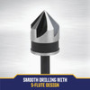 Irwin 3-4 In. Round Most Machineable Metals Countersink 12413 325902