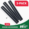 Master Mark Plus Straight Black Plastic Lawn Edging Coupler (3-Pack) 53206 702260