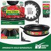 Master Mark Plus Straight Black Plastic Lawn Edging Coupler (3-Pack) 53206 702260