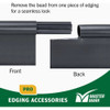 Master Mark Pro Straight Black Plastic  Lawn Edging Coupler (3-Pack) 59206 702249