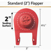 Korky Ultra Universal High Performance Red Flapper  100BP 452297