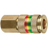 Tru-Flate Combo-Coupler 1-4 In. FNPT Brass Coupler 13-515 579788