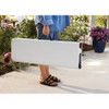 Lifetime 6 Ft. White Granite Fold-In-Half Bench 80305 600046