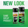Rust-Oleum Semi-Gloss Ultra Black 12 Oz. High Heat Spray Paint 241169 795247