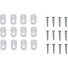 Prime-Line White Turn Button Screen Clip (12-Pack) PL7738 260592