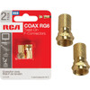 RCA RG Twist-On Coaxial F-Connector (2-Pack) VH59R