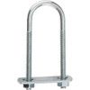National Hardware 1-4 In. x 1-1-8 In. x 3-1-2 In. Zinc Round U Bolt Pack of 5 N222-109 211850