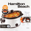 Hamilton Beach Stay or Go 6 Qt. Stainless Steel Slow Cooker 33262G 650225