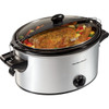 Hamilton Beach Stay or Go 6 Qt. Stainless Steel Slow Cooker 33262G 650225