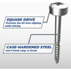 Kreg #7 x 1 In. Square Coarse Thread Pan Head Zinc Pocket-Hole Screw (100 Ct.) SPS-C1 - 100 320994
