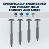 Kreg 1-1-4" Fn Washer Screw SML-F125-1200 321044