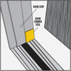 M-D Building Products Brown Door Corner Seal for Interior & Exterior Doors 51501 260496 M-D Building Products Brown Door Corner Seal for Interior & Exterior Doors 51501 260496