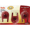 Korky Universal Premium Rubber Toilet Flapper, (3-Pack) 2001TP 400960