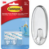 Command Clear Small Hooks, 2 Hooks, 4 Strips 17092CLR-ES-2PK