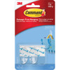 Command Clear Small Hooks, 2 Hooks, 4 Strips 17092CLR-ES-2PK 241562