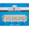 iDesign Blumz Brushed Stainless Steel York Key Rack 54470 600396