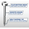 Kreg #6 x 1 In. Square Fine Thread Pan Head Zinc Pocket-Hole Screw (100 Ct.) SPS-F1 - 100 320978