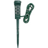 Prime 15A 125V 1875W Green Outdoor Timer Power Stake TNCDTSTK6-A