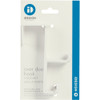 iDesign Plastic White 1 In. Over-the-Door Hook 16101 601867