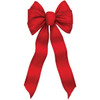 Holiday Trims 7lp Red Vlvt Wire Bow 6905DOZ Pack of 12