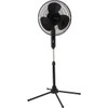 Denali Aire 16 In. 3-Speed Black Oscillating Pedestal Fan 1DAFP16EB