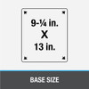 Oatey No-Calk 1-1-4 In. to 1-1-2 In. Thermoplastic Roof Pipe Flashing 11898 436736