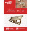 National Hardware 1-3-4 In. Brass Non-Swivel Safety Hasp N102-053 234856