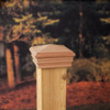 Deckorators 6 In. x 6 In. Cedar Press-On Post Cap 72836 160208